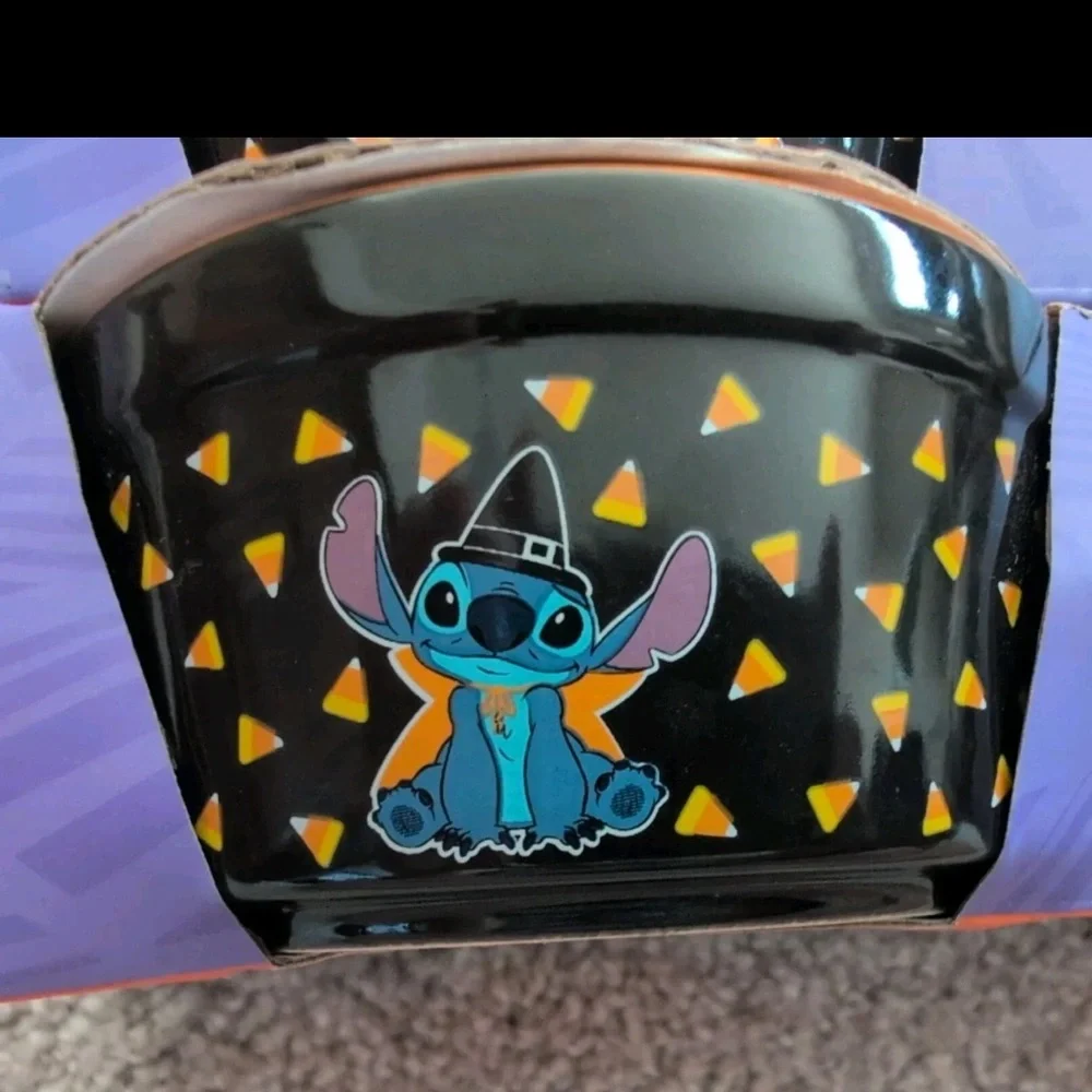 Disney Stitch Halloween candy corn set of 4 Ramekins - LAST SET!  BRAND NEW!
